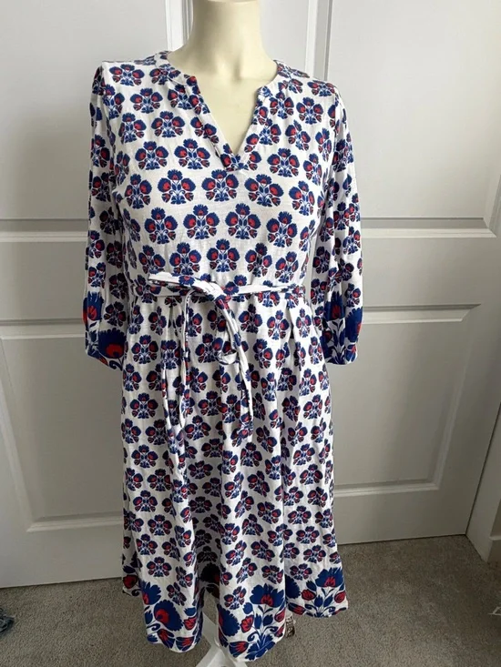 BODEN Delilah Jersey Midi Dress Size 6 Petite - Picture 2 of 6